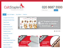Tablet Screenshot of coltstaplers.co.uk